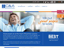 Tablet Screenshot of ca-industries.com
